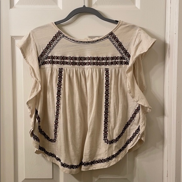 Wild Pearl Ruffle Top - Picture 1 of 4